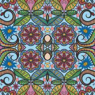 Vector geometric pattern with seamless texture Tribal ethnic ornament N3
