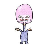 cartoon space alien N93