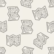 doodle map seamless pattern background N5