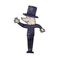 cartoon waving werewolf N4