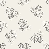 Doodle pyramid seamless pattern background N6