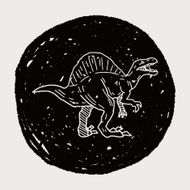 Spinosaurus dinosaur doodle N6