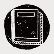 book doodle drawing N37