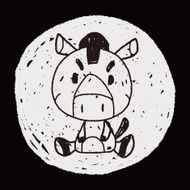 Chinese Zodiac horse doodle drawing N7