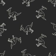 dinosaur doodle seamless pattern background N14