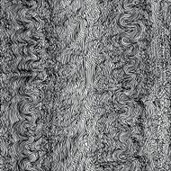 Monochrome seamless waves hand-drawn pattern N6