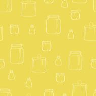 jars doodle pattern