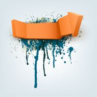Abstract Vector Arrow with Place for Text N2