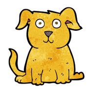 cartoon happy dog N127
