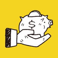 doodle pig money bank N28