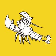Lobster doodle N14