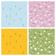 Happy feet seamless pattern