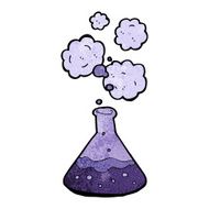 cartoon science chemicals N12