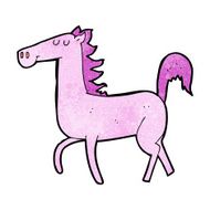 Cartoon Horse N110