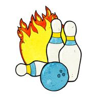 ten pin bowling cartoon N22