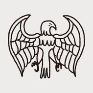 eagle doodle N15