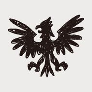 eagle doodle N16
