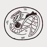 fish food doodle N18