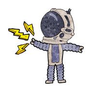 Cartoon Astronaut N195