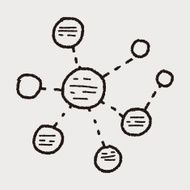 infographic chart doodle drawing N357