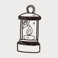 Oil lamp doodle N9