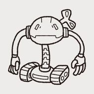 robot doodle N747