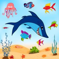 fishes in sea