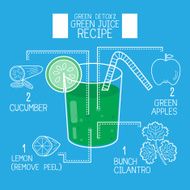 Green juice recipes great detoxify blue tone