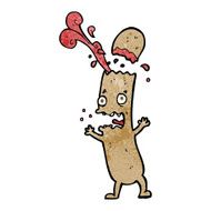 cartoon undercooked sausage N8