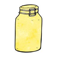 cartoon glass jar N13