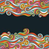 colorful abstract hand-drawn pattern N8