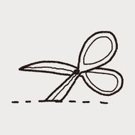 scissors cut doodle N6