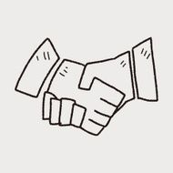 Shake hands doodle N10