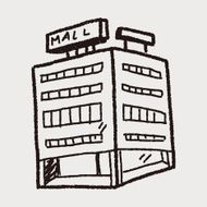 shop mall doodle drawing N6