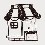 shop store doodle drawing N39