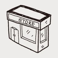 shop store doodle drawing N40