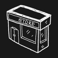 shop store doodle drawing N41