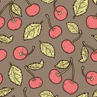 cute cherry pattern N4