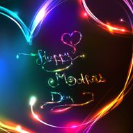 Print - copieHappy Mother&#039;s Day celebration digital hand draw