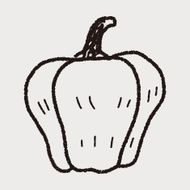 Bell pepper doodle N14