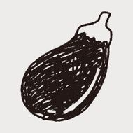 Eggplant doodle N6