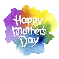 Happy mothers day hand-drawn lettering N5