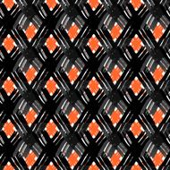 Seamless brush pen hand drawn doodle pattern Vector background N33