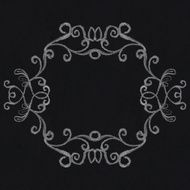 Chalk decorative frame N4