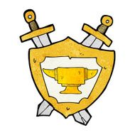 cartoon blacksmith anvil heraldry symbol N4