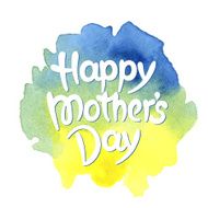 Happy mothers day hand-drawn lettering N6