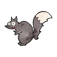 funny startled squirrel cartoon N9