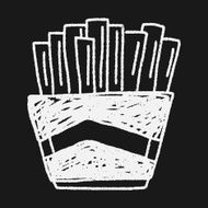Doodle French fries N13