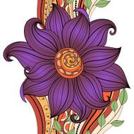 Vector seamless floral pattern N184
