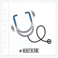 Doodle Stethoscope Icon